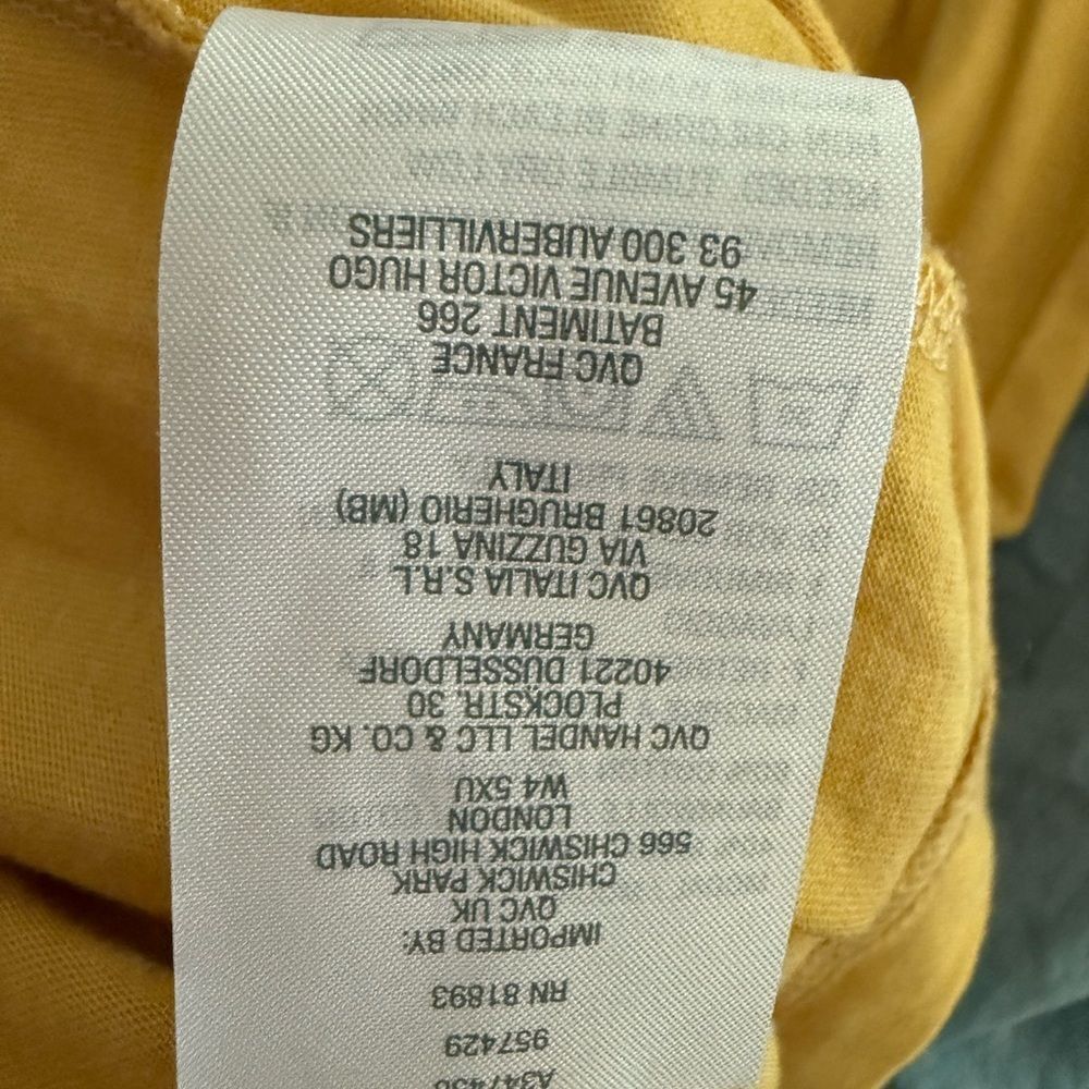 Logo by Lori Goldstein Mustard Yellow Women's Top size XS - Picture 5 of 5